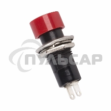 Выключатель-кнопка Rexant 250V 1А (2с) ON-OFF красная