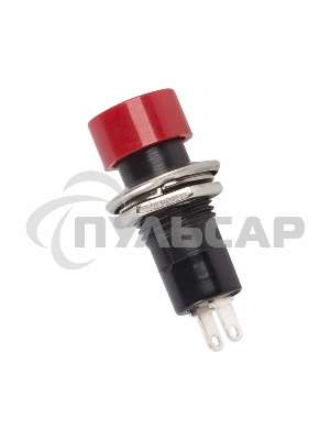 Выключатель-кнопка Rexant 250V 1А (2с) ON-OFF красная