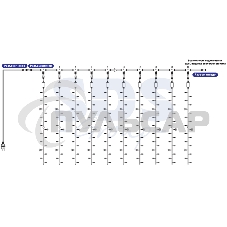 Гирлянда Neon-night Айсикл (бахрома) светодиодный, 5,6 х 0,9 м, с эффектом мерцания,черный провод 