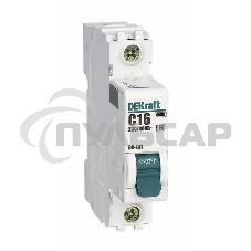 Выключатель автоматический модульный Dekraft 1п B 10А 4.5кА ВА-101 11005DEK