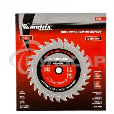 Диск Matrix Пильный по дереву, 200x32мм, 48 зубьев, + кольцо, 30/32 Professional