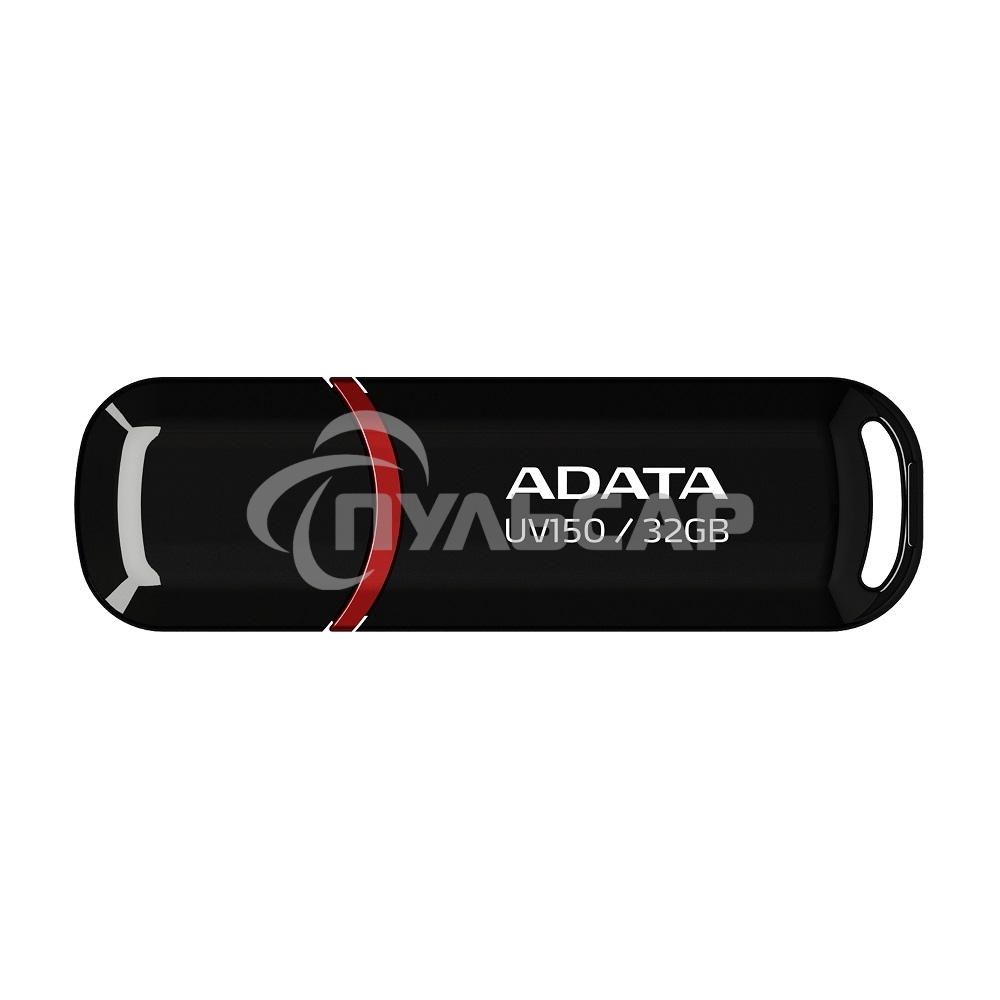 Флешка USB ADATA UV150 (AUV150-32G-RBK), 32Gb, USB 3.0, R/W 100/30, черный