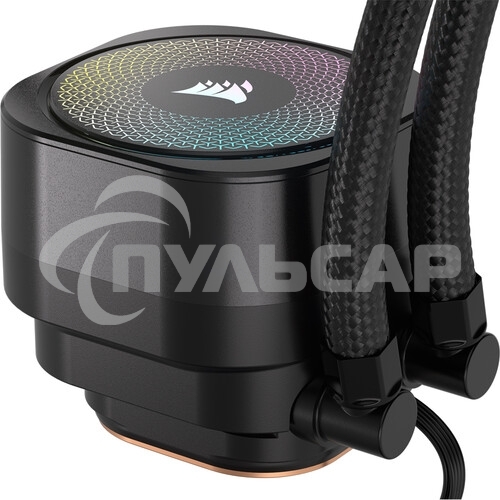 Система жидкостного охлаждения Corsair NAUTILUS 240 ARGB (240мм, черный, ARGB/ Fans: 2x120мм, 74.37CFM, 34dBA, 2100RPM/ S: 1851, 1700, AM5, AM4)