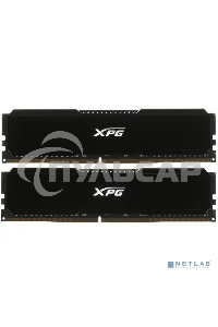Оперативная память XPG Gaммix D20, DDR4, 64Gb (2x32Gb), 3200 MHz, CL16, DIMM, с радиатором, черный