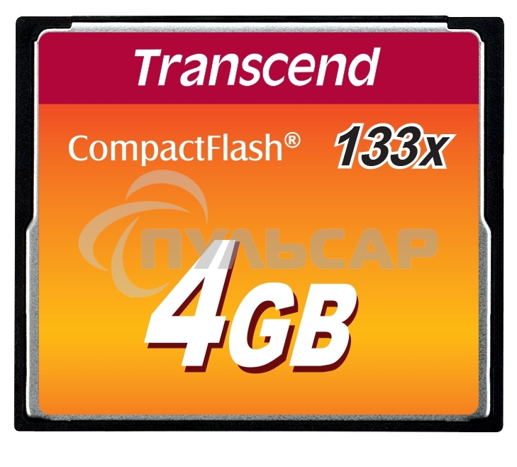 Флеш карта CF 4Gb 133x Type I Transcend (TS4GCF133)