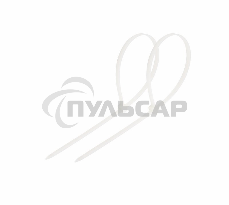 Хомут-стяжка кабельная нейлоновая Rexant 120 x2,5 мм, белая, упаковка 100 шт.