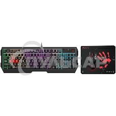 Комплект клавиатура + мышь A4Tech Bloody B1700 клав:черный мышь:черный USB LED (B1700 ( B140N +ES7 + BP-50M))