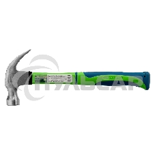 Молоток-гвоздодер СИБРТЕХ,450г, фибергласовая обрезиненная рукоятка СИБРТЕХ 10442