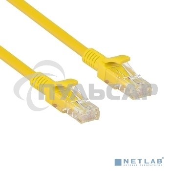 Патч-корд ExeGate UTP-RJ45-RJ45-5e-5M-YL, UTP, cat.5e, 5м, желтый