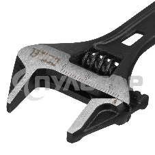 Ключ разводной 115 мм, CrV, кованый, укороченная рукоятка Denzel