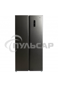 Холодильник Бирюса SBS 400 DI нержавеющая сталь двухкамерный 232/168 л морозилка слева, NoFrost, Side-by-side