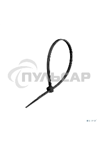 Стяжка (хомут) нейлоновая ExeGate CV66-250x4.8B (нейлон 6.6, 250x4.8мм, неоткрывающаяся, halogen free, -40°C - +85°C, черная, 100 шт)