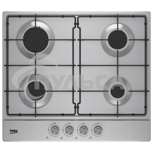 Газовая варочная панель Beko HIAG 64223 SX, нержавеющая сталь