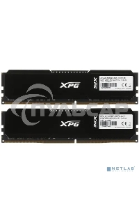 Оперативная память XPG Gaммix D20, DDR4, 64Gb (2x32Gb), 3200 MHz, CL16, DIMM, с радиатором, черный