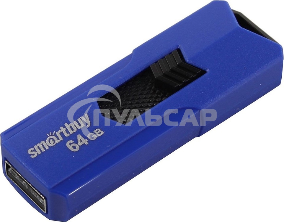 Флешка USB R/W Smartbuy 2.0 64 Gb,Smartbuy STREAM Blue (SB64 GbST-B)