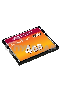 Флеш карта CF 4Gb 133x Type I Transcend (TS4GCF133)