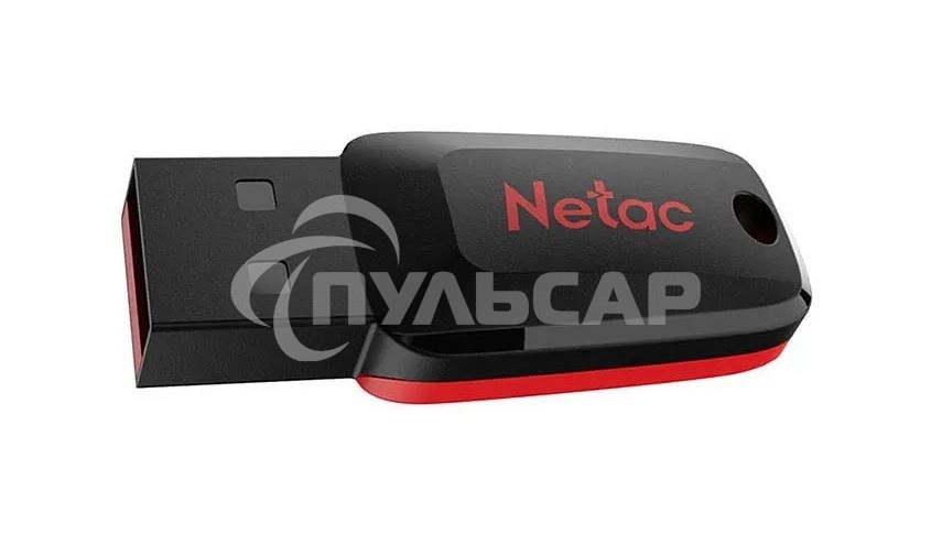 Флешка USB Netac U197 8 Gb <NT03U197N-008G-20BK>, USB 2.0, пластиковая, черная