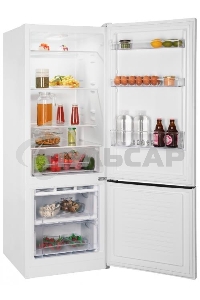 Холодильник Nordfrost NRB 122 W белый двухкамерный 205/70л морозилка снизу, капельная система