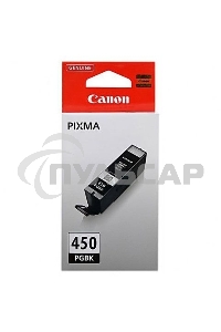 Картридж струйный Canon PGI-450PGb,K (6499B001) пигментный черный (15 мл. 300 стр.) для PIXMA iP7240/MG6340/MG5440