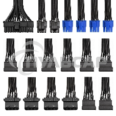 Блок питания ExeGate 750PPH-LT (EX292341RUS), 750Вт, 80 PLUS, 120мм, черный