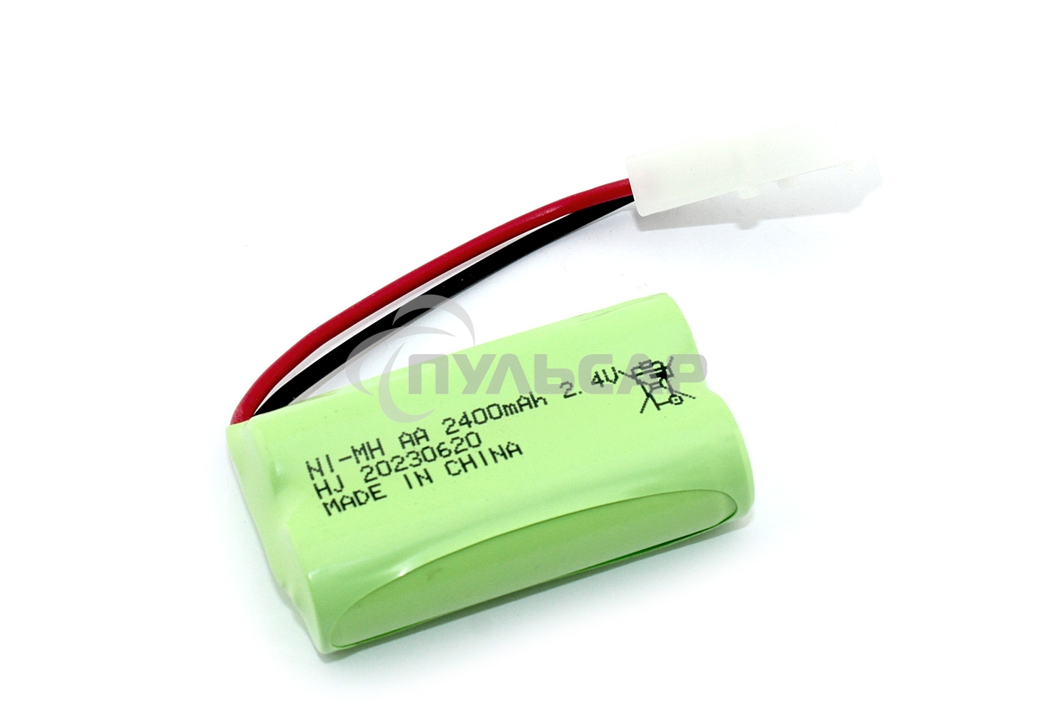 Аккумулятор Ni-MH 2.4V 2400mAh AA Flatpack разъем KET-2P