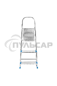 Стремянка Сибртех 3 ступени, стальная, оцинкованная