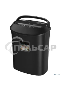 Шредер Cactus CS-SH-P8 черный (секр.P-4) фрагменты 12лист. 25лтр. скрепки скобы пл.карты CD