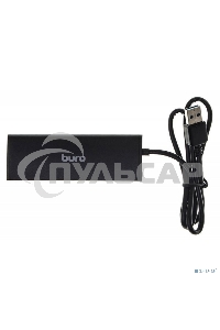 Разветвитель USB 3.0 Buro BU-HUB4-0.5-U3.0 4порт. черный