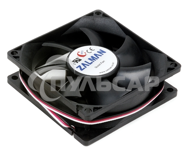 Вентилятор для корпуса Zalman ZM-F1 PLUS (SF) черный, 80 мм, 2000 об/мин, 23 дБ, 3 pin