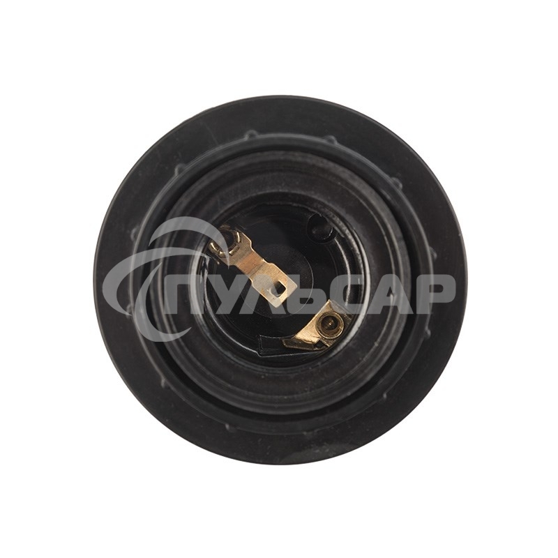 Патрон карболитовый с кольцом Е27 черный c этикеткой Rexant