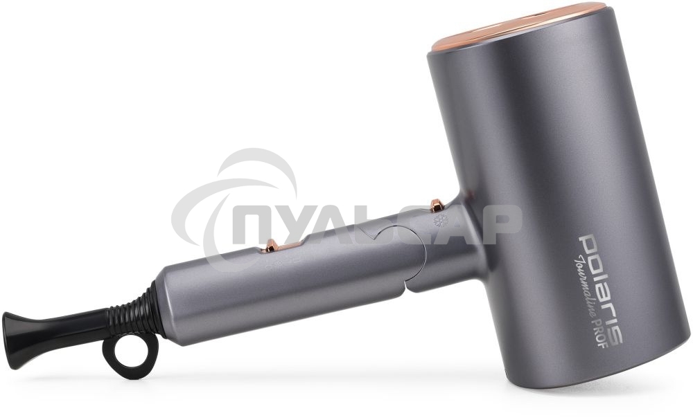 Фен Polaris PHD2090ACi Tourmaline PROF графит/розовое золото Фен 2000Вт