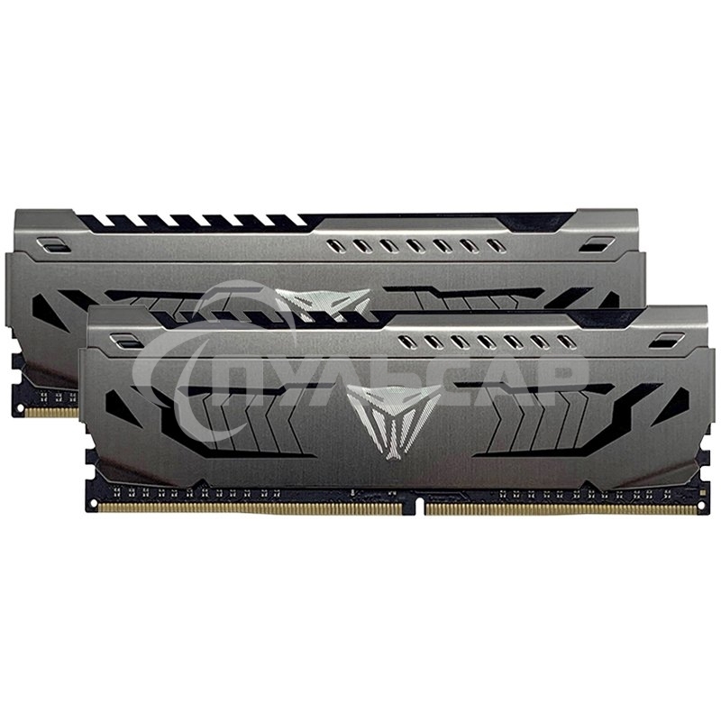 Оперативная память Patriot Viper Steel, DDR4, 8Gb (2x4Gb), 3200MHz, CL16, DIMM, с радиатором, черный