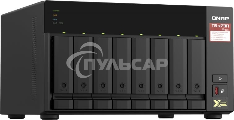 Сетевое хранилище без дисков SMB QNAP TS-873A-8G NAS, 8 trays 3,5