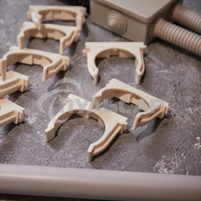 Крепеж-клипса для монтажного пистолета Ø 50 мм, белая (25 шт/уп) Rexant