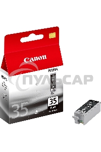 Картридж струйный Canon PGI-35Bk (1509B001) черный (9.30 мл, 200 стр.) для Canon PIXMA iP100, iP110