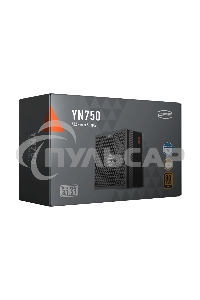 Блок питания PCCOOLER, 750W 80 PLUS Gold (ATX, 3.1, PCIe 5.1 600W, Full modular, 1x24(20+4)pin 550мм, 2xCPU 8(4+4)pin 650мм, 3xPCIe 8(6+2)pin 500мм, 1x12V(2x6) 12+4pin 650мм, 3xSATA*3+MOLEX4pin*1 450+120+120+120мм, Active, 135x135mm, 150x150x86mm, APFC, O