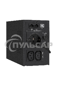 Источник бесперебойного питания ExeGate SpecialPro Smart LLB-650.LCD.AVR.1SH.2C13.RJ.USB 650VA/360W, LCD, AVR,1*Schuko+2*C13, RJ45/11,USB, металлический корпус, черный