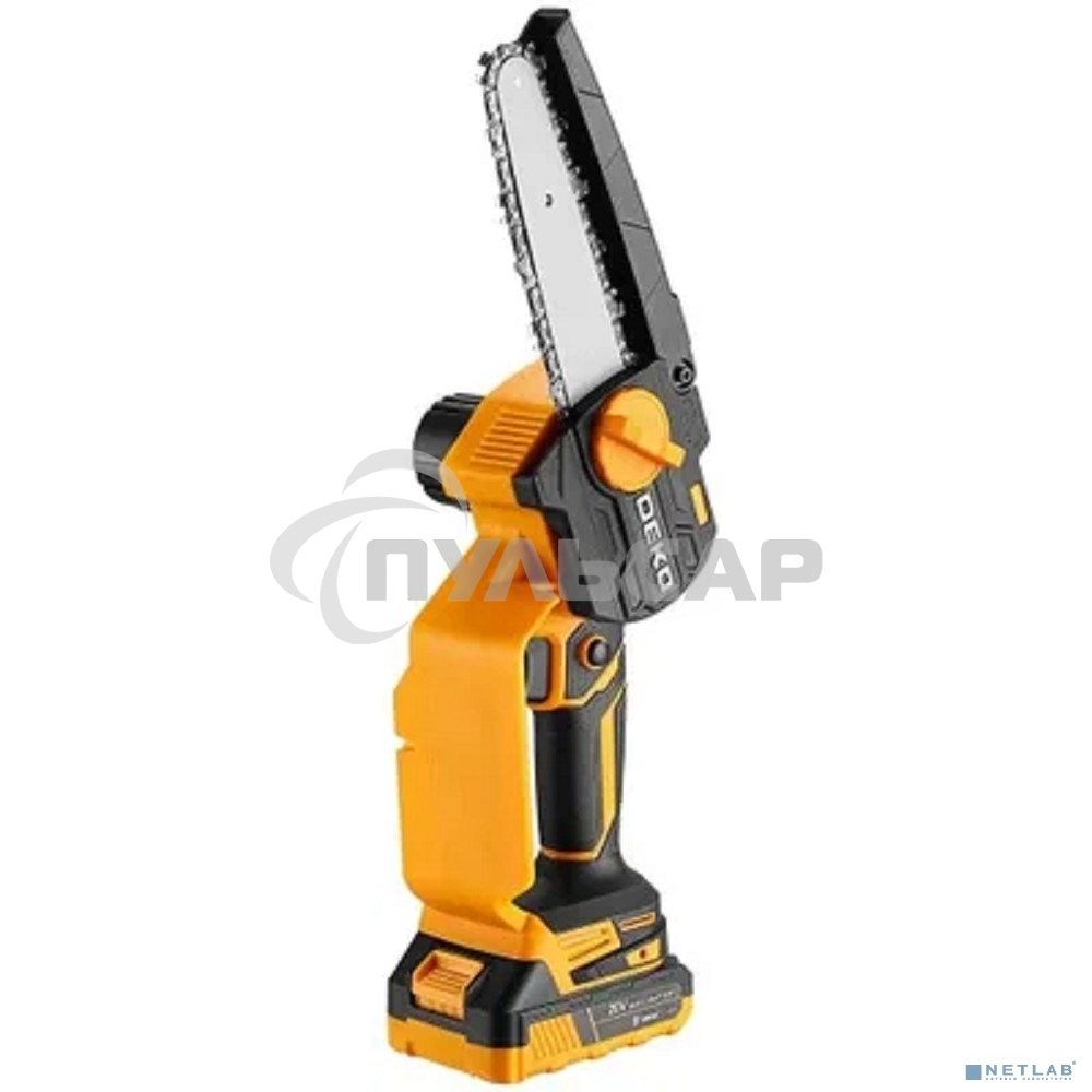 Пила цепная аккумуляторная DEKO DKCHS 20-6 PRO, 4