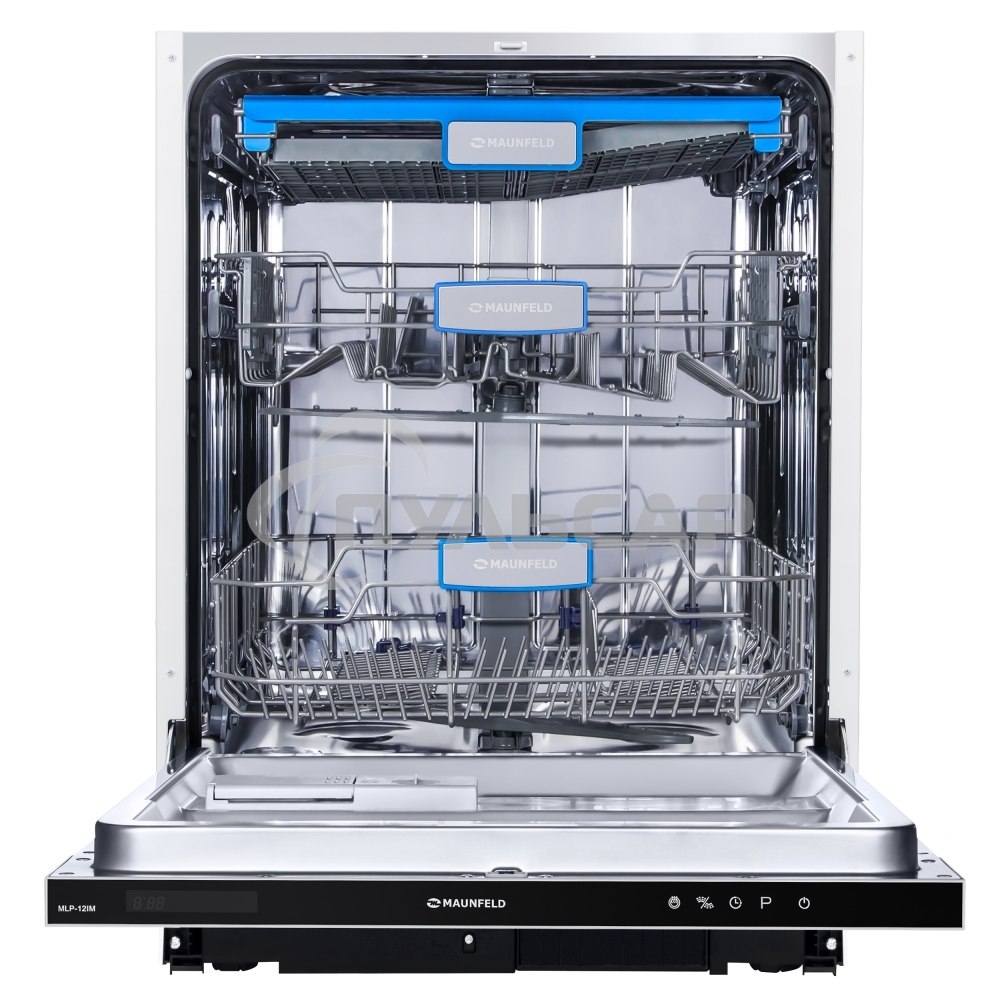 Встраиваемая посудомоечная машина Maunfeld MLP-12IM, черный, 59.8 см, 14 компл., 44 дБ, класс A++