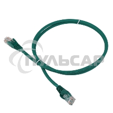 Патч-корд LANMASTER LSZH UTP кат.5e, 5.0 м, зеленый