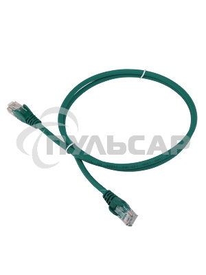 Патч-корд LANMASTER LSZH UTP кат.5e, 5.0 м, зеленый
