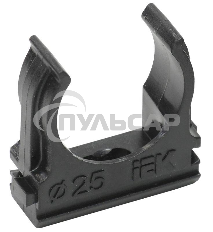 Держатель с защелкой CF25 IEK черный CTA10D-CF25-K02-100