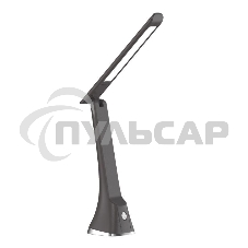 Светильник настольный UF-733 С02 LED 8Вт 3 ур. ярк. черный Ultraflash 14184