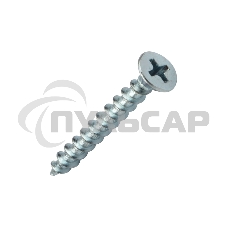 Саморез оконный KRANZ острый, 4.1х35, белый цинк, короб (500 шт./уп.)