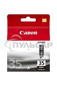 Картридж струйный Canon PGI-35Bk (1509B001) черный (9.30 мл, 200 стр.) для Canon PIXMA iP100, iP110