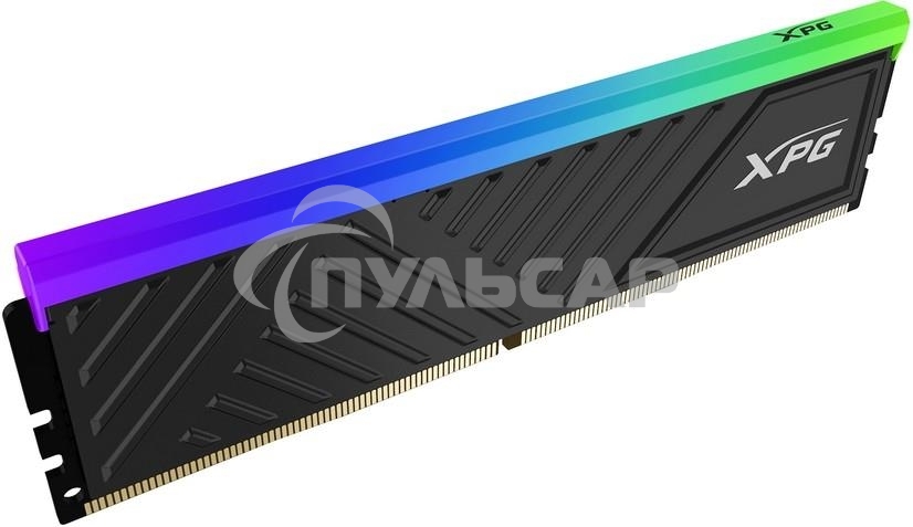 Оперативная память XPG Spectrix D35G RGb, DDR4, 16Gb (1x16Gb), 3200MHz, CL16, DIMM, с радиатором, RGb, черный