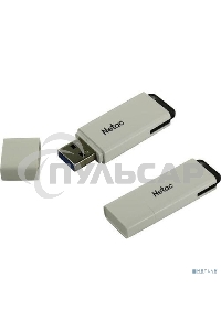 Флешка USB Netac U185 32 Gb <NT03U185N-032G-30WH>, USB 3.0, с колпачком, пластиковая белая