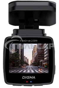 Видеорегистратор Digma FreeDrive 203W черный 2Mpix 1080x1920 1080p 120гр. MSTAR 8336