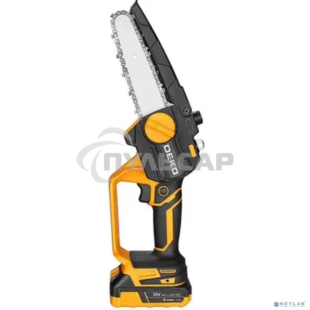 Пила цепная аккумуляторная DEKO DKCHS 20-6 PRO, 4