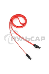 Кабель интерфейсный SATAIII Cablexpert CC-SATAM-DATA-0.8M, 80см, 7pin/7pin, защелка, пакет